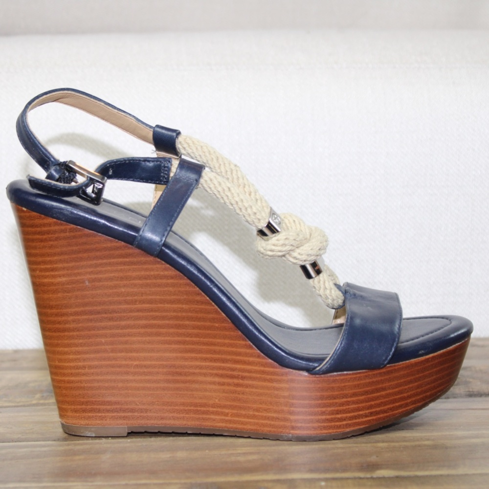 Michael Kors Wedges with Rope Detail